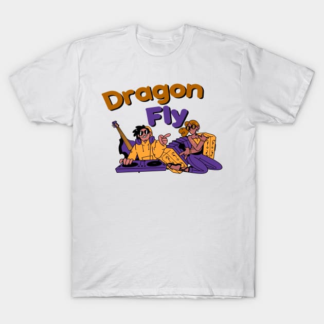 Dragon fly - Best Vintage 90s T-Shirt by 2 putt duds